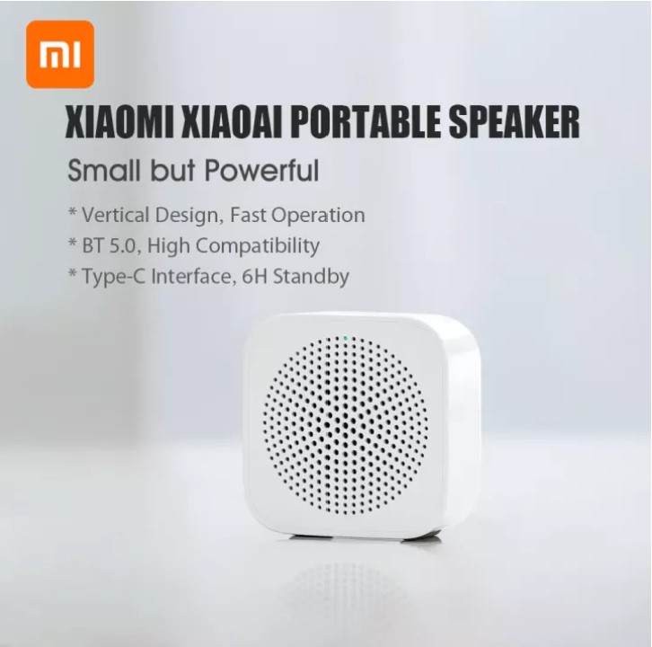 Xiaomi Xiaoai Portable BT5.0 Speaker 6H Battery Life Type-C Rechargeable (Singapore Seller)