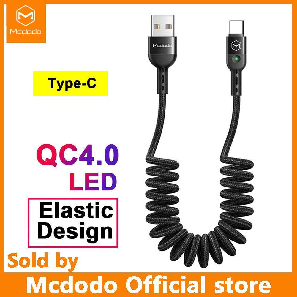 Mcdodo  No Winding  Easy to store   QC4.0  Fast Charging USB Data Cable for SAMSUNG HUAWEI Xiaomi 9 9 PRO  P30 P30PRO mate 20 mate 20 pro For TYPE-C Data Cable