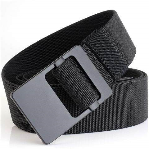 Korean-style Men's Woven Belt Men's Canvas Golf Belt Hole-free Elastic Elastic Popular Young Student's Pants Belt